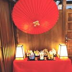 入谷鬼子母神門前のだや - 『母屋』と『離れ』を繋ぐ『中庭』です。