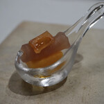 星のや沖縄 ダイニング - ・マグロのプロシュートとフルーツパパイヤ