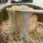 ながおか - きつねそば麺アップ