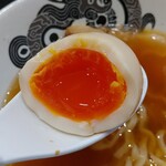 食堂 はせ川 - 紅花味玉　おいしい