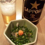 玄品 中野 ふぐ・うなぎ料理 - 湯びき＋中瓶ビール