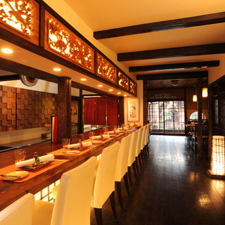 The space that makes use of the Kyomachiya style is recommended for important meals and celebrations.