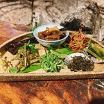 Bikuya - 山菜おつまみ盛合せ