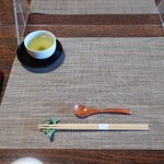 閑祥庵 禅紫 - テーブルセットアップ　その2