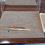 閑祥庵 禅紫 - テーブルセットアップ　その1