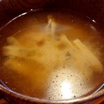 栄夏 - ランチのお味噌汁