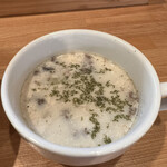 ステーキハウス＆バル リオ - セットのスープ