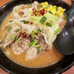 Ebitonkotsu Ramen Haruki - 季節メニューの「牡蠣味噌ラーメン」