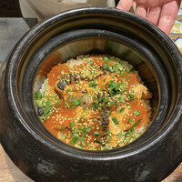 割烹 隆 - ︎秋鮭とポルチーニ茸の炊き込みご飯