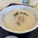 盧山中国厨房 - ロコあわび粥(\500)