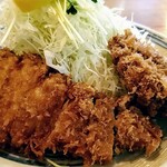 Katsu shin - ランチメニューのランチロースカツ＠950（税込）は侮れません