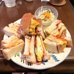 珈琲の森 - ミックストーストサンド