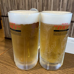 Doutombori - キンキンに冷えたビールで乾杯