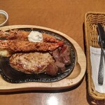 Bikkuri Donki - 期間限定びっくりエビフライ＆ハンバーグ＆コロコロステーキ