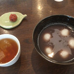 ふんわり茶房 - 冷やし白玉ぜんざい