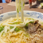 まるふくうどん - テイクアウト肉うどん