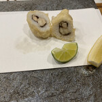 ご馳走 ね音 - 天ぷら　松茸ハモ