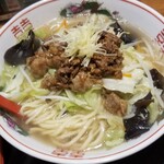 ラーメン巌哲 - 牛すじタンメン