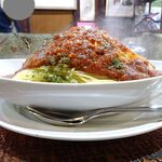 アーモンド - ボロネーゼ（大盛）1,020円（コーヒー付き）