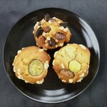 キッチンケー - マフィン(栗、さつまいもカスタード、クッキークリームチョコ)
