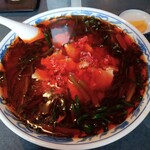 満州ニラら～めんの店 さかえや - 満州ニララーメン（中・辛味増し）