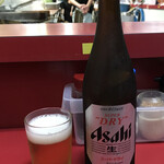 ラーメン 藤 - 瓶ビール（中）