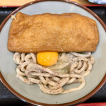 うどん 讃く - 釜玉きつねあげ乗せ