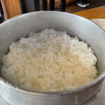 Miyabi - 定食セット250円のごはんは釜炊き