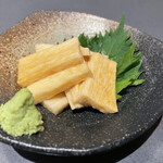 三陸海鮮と地元牧場のお肉 仙台海蔵 - 長芋醤油漬け