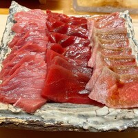 すが弥 - マグロを常温に戻す