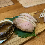 和食 島崎 - 鮑、鴨ロース、カラスミ