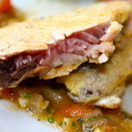 ビストロ・ミル・プランタン - カツオのピカタ 断面