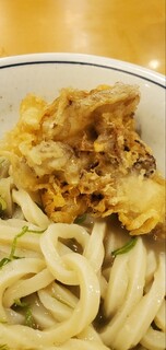 瀬戸うどん - おつゆをよく吸わせます。