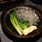 瀬里奈 - しゃぶしゃぶのスープで調理したお野菜です。