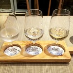 サケリア バンコ - 日本酒飲み比べセット：980円+税