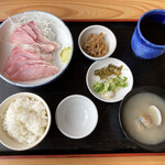 食事処　魚昭 - ヒラマサ刺身定食770円