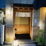 日本橋 蕎ノ字 - ◎お店は日本橋人形町の路地裏に佇む。