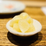 日本橋 蕎ノ字 - ◎口直しのガリ