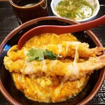 Marugame Seimen - 海老天とじ丼(並)　530円