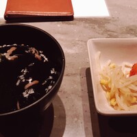 焼肉うしごろ 横浜店 - スープ・ナムル・カクテキ