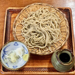 玉乃屋 - 新蕎麦の十割細打ちせいろ1050円大盛＋500円