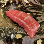 鮨処 池上 - 赤身のづけ