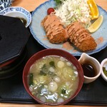 Hiratsuka - 蟹クリームコロッケ定食