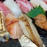 Sushi Tajima - おまかせにぎり3,000円ρ( ^ｏ^)b_♪♪