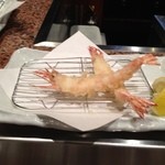 芦屋天がゆ - 海老天 2回め