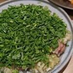 警視鳥 - 生レバニラ！低温調理レバーと臭みZEROなニラ？混ぜ混ぜ☆堪らん♡