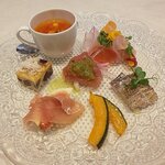 リストランテ ラ ソリア - 前菜盛り合わせ（2022.9）