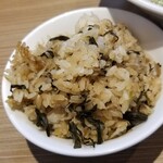 Rock’anDo - じゃこと葉唐辛子の炊込みご飯