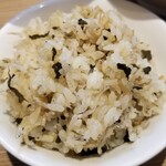 Rock’anDo - じゃこと葉唐辛子の炊込みご飯