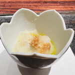 きう - ◆山椒と生落花生 、辛味大根 、あけがらし、オリーブオイル